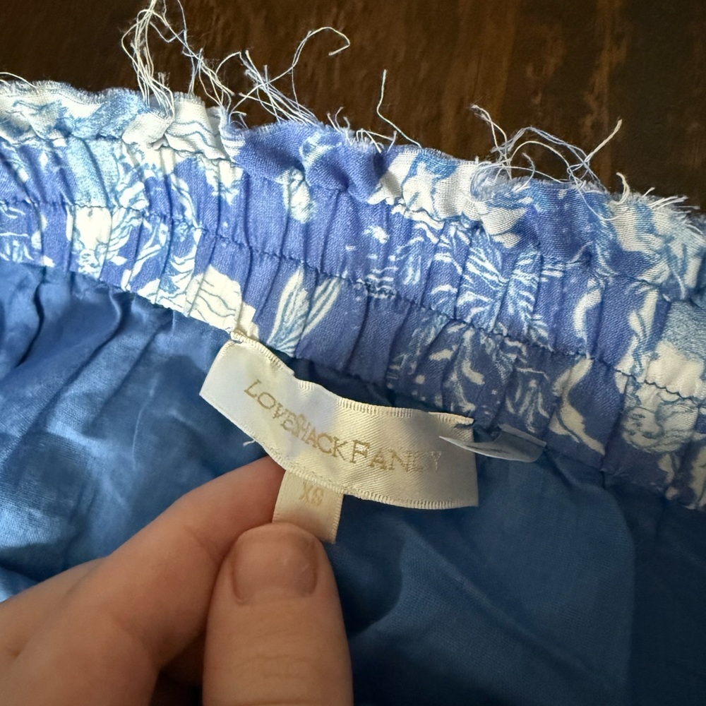LoveShackFancy  Abrielle Ruffled Mini Skirt - Picture 3 of 3